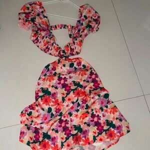 flower dress cut out